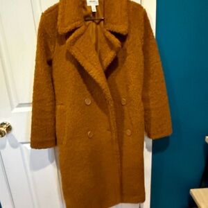 Nine West Tan Teddy Jacket